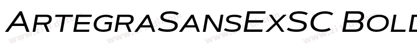 ArtegraSansExSC Bold字体转换